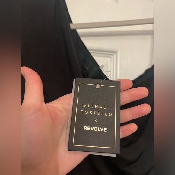 Michael Costello Gilly Maxi Dress in Black - Picture 6 of 10